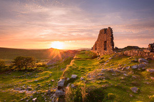 Sunset from Foggintor ruins, Dartmoor