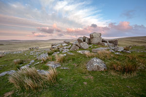 Pink clouds over Rowtor